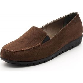 Costo Shoes 200591 Kahverengi Suet Büyük Numara Bayan Ayakkabı