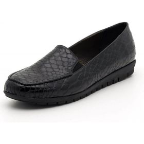 Costo Shoes 200592 Siyah Timsah Baskı Kadın Ayakkabı