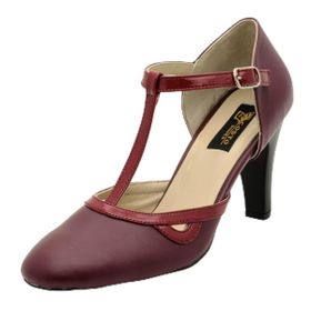 Costo Shoes 2017 Bordo Cilt Büyük Numara Kadın Ayakkabısı