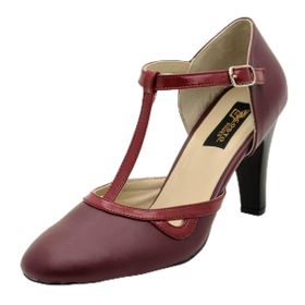 Costo Shoes 2017 Bordo Cilt Büyük Numara Kadın Ayakkabısı
