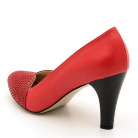 Costo Shoes 2023 Kırmızı Damla Kadın Topuklu Ayakkabı