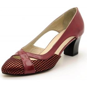 Costo Shoes 5389 Bordo Kadın Topuklu Ayakkabı