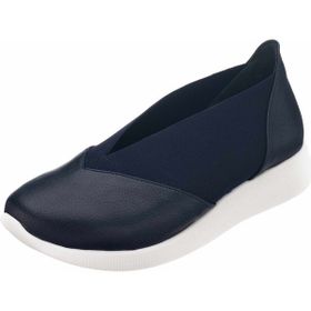 Costo Shoes A1357 41-42-43-44 Lacivert Lastikli Ortopedik Rahat Taban Günlük Büyük Numara Kadın Ayakkabı