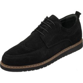 Costo Shoes AB1386 Siyah Süet Çift Katlı Termo Taban Erkek Spor Ayakkabı