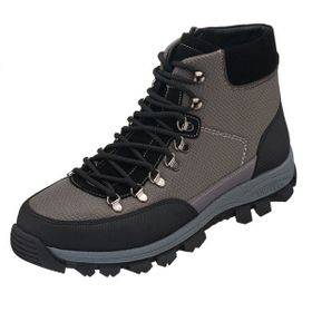 Costo Shoes AG1071 Gri Kapsüllü Trekking Taban Yeni Sezon Üst Kalite Büyük Numara Erkek Deri Bot