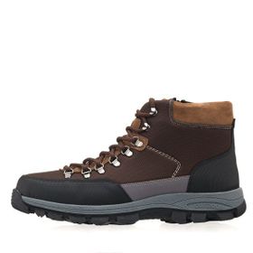 Costo Shoes AG1071 Kahverengi Kapsüllü Trekking Taban Yeni Sezon Üst Kalite Büyük Numara Erkek Deri Bot