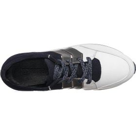Costo Shoes AG141 Beyaz Lacivert Dana Derisi Rahat Geniş Kalıp Hafif Spor Taban Yeni Sezon