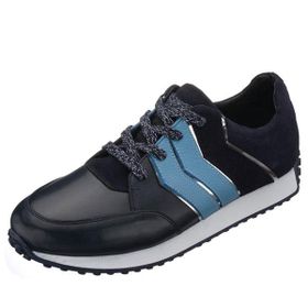 Costo Shoes AG141 Lacivert Dana Derisi Rahat Geniş Kalıp Erkek Spor Ayakkabı
