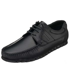 Costo Shoes AG2018 Siyah Rok Deri Erkek Ayakkabı