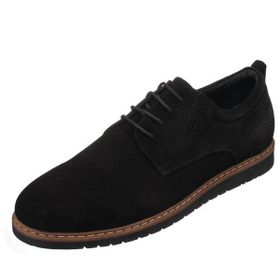 Costo Shoes AG4296-1 Mat Siyah Süet Deri Dayanıklı Termo Taban Erkek Ayakkabı