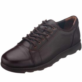 Costo Shoes AG8008 Acı KahveBüyük Numara Dana Derisi Rahat Geniş Kalıp Erkek Spor Ayakkabı