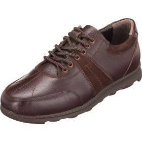 Costo Shoes AG9003 Kahve Büyük Numara Dana Derisi Rahat Geniş Kalıp Erkek Spor Ayakkabı