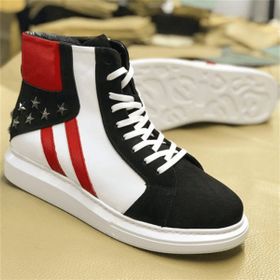 Costo Shoes ALA301 Siyah/Mavi Dana Derisi Erkek Bot
