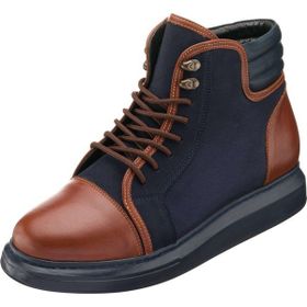 Costo Shoes ALA808 Lacivert Çift Katlı Termo Taban Büyük Numara Dana Derisi Rahat Geniş Kalıp Üst Kalite Erkek Bot