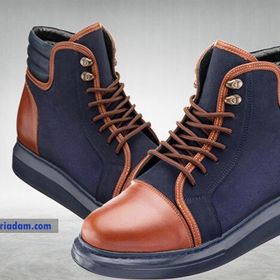 Costo Shoes ALA808 Lacivert Çift Katlı Termo Taban Büyük Numara Dana Derisi Rahat Geniş Kalıp Üst Kalite Erkek Bot
