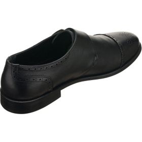 Costo Shoes AYC71 Siyah Dana Derisi İç Dış Deri Tokalı Erkek Klasik Ayakkabı