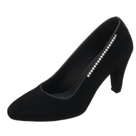 Costo Shoes AYS7986 Siyah Süet Topuklu Özel Seri Kadın Stiletto