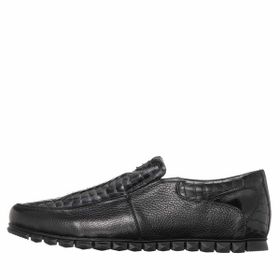 Costo Shoes B1441 Siyah Dana Derisi Rahat Geniş Kalıp Kauçuk Taban 4 Mevsim Üst Kalite Büyük Numara Gündelik Erkek Ayakkabısı