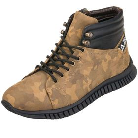Costo Shoes BRK4414 Komando Büyük Numara Dana Derisi Rahat Geniş Kalıp Erkek Bot