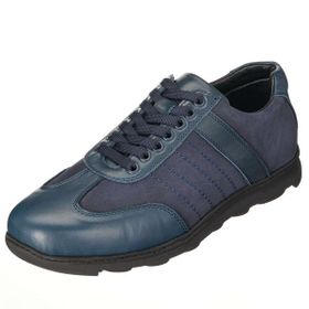 Costo Shoes CMP9560 Lacivert Deri Geniş Kalıp Süspansiyonlu Ortapedik Kauçuk Tabanlı Erkek Ayakkabı