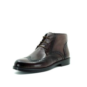 Costo Shoes CS202 Kahve Dana Derisi Sıcak Astarlı Rahat Şık Taban Büyük Numara Erkek Bot