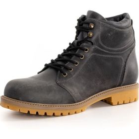 Costo Shoes CYN 2022 Gri Crazy Deri Büyük Numara Erkek Bot