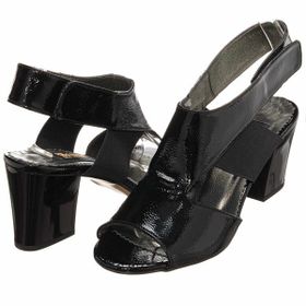 Costo Shoes DRL4316 Siyah Rahat Geniş Şık Kalıp Yeni Sezon Rugan Büyük Numara Kadın Ayakkabısı