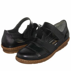 Costo Shoes DRL7063 Siyah Geniş Kalıp Kauçuk Taban Kadın Günlük Ayakkabı