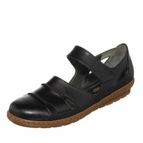 Costo Shoes DRL7063 Siyah Geniş Kalıp Kauçuk Taban Kadın Günlük Ayakkabı