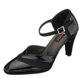 Costo Shoes ECE77 Siyah Rugan Topuklu Yeni Sezon Kadın Ayakkabısı