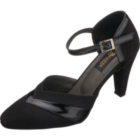 Costo Shoes ECE77 Siyah Süet Topuklu Yeni Sezon Kadın Ayakkabısı