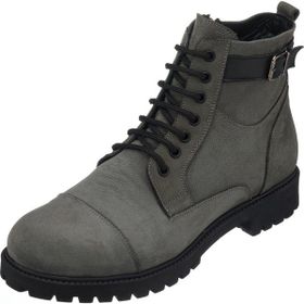 Costo Shoes EF703 Gri Dana Nubuk El İşçiliği Rahat Geniş Kalıp Özel Seri Erkek Bot