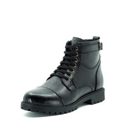 Costo Shoes EF703 Siyah Dana Derisi El İşçiliği Rahat Geniş Kalıp Özel Seri Erkek Bot