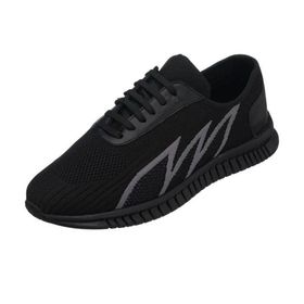 Costo Shoes Eray-02 Siyah/Gri Geniş Kalıp Kauçuk Esnek Taban Erkek Spor Ayakkabı