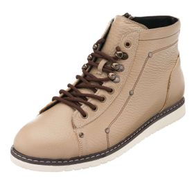 Costo Shoes ERN0126 Vizon Termo Taban Büyük Numara Dana Derisi Rahat Geniş Kalıp Üst Kalite Erkek Bot