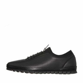 Costo Shoes EU6010 Siyah Streçli 4 Mevsim Büyük Numara Üst Kalite Erkek Özel Seri Ayakkabı