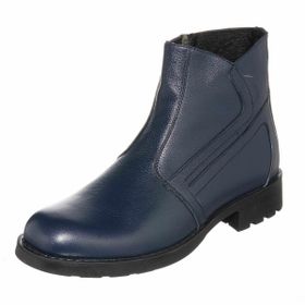 Costo Shoes F890 Lacivert Deri Erkek Bot
