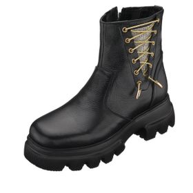 Costo Shoes Gaye1003 Siyah Dana Derisi Rahat Geniş Kalıp Exra Hafif Eva Taban Özel Seri Kadın Bot