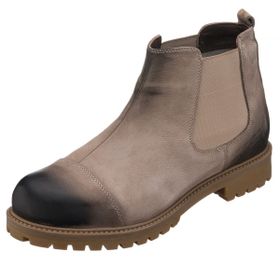 Costo Shoes GG1284 Bej Nubuk Dana Derisi Rahat Geniş Kalıp Erkek Bot