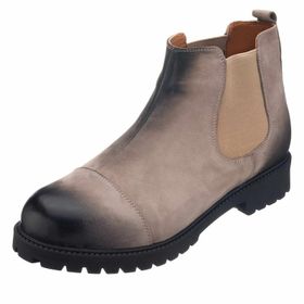 Costo Shoes GG1284 Bej Nubuk Dana Derisi Rahat Geniş Kalıp Erkek Bot