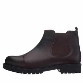 Costo Shoes GG1284 Kahve Dana Derisi Rahat Geniş Kalıp Erkek Bot