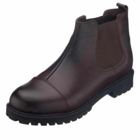 Costo Shoes GG1284 Kahve Dana Derisi Rahat Geniş Kalıp Erkek Bot