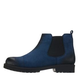 Costo Shoes GG1284 Lacivert Nubuk Dana Derisi Rahat Geniş Kalıp Erkek Bot