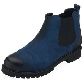 Costo Shoes GG1284 Lacivert Nubuk Dana Derisi Rahat Geniş Kalıp Erkek Bot