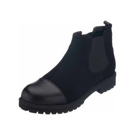 Costo Shoes GG1284 Siyah Süet Garnili Dana Derisi Rahat Geniş Kalıp Erkek Bot