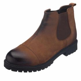 Costo Shoes GG1284 Taba Büyük Numara Dana Derisi Erkek Bot