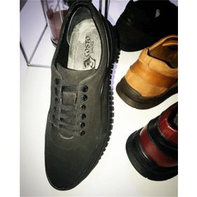 Costo Shoes GG1318 Siyah Dana Nubuk Kauçuk Taban Rahat Geniş Kalıp Büyük Numara 4 Mevsim Erkek Ayakkabısı