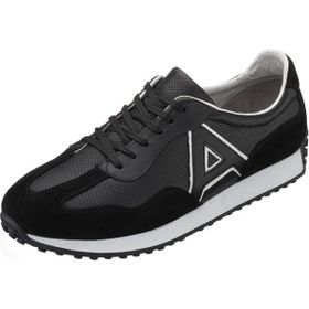 Costo Shoes GG18 Siyah Deri Termo Taban ve Rahat Geniş Kalıp Süet Erkek Deri Spor Ayakkabı