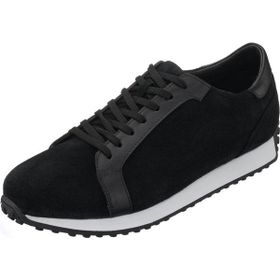 Costo Shoes HKN141 Siyah Hafif Termo Taban Rahat Geniş Kalıp Şık Tasarım Yeni Sezon Dana Süet Deri Erkek Spor Ayakkabı