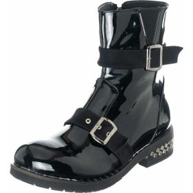 Costo Shoes K111-1 Siyah Rugan Kadın Bot